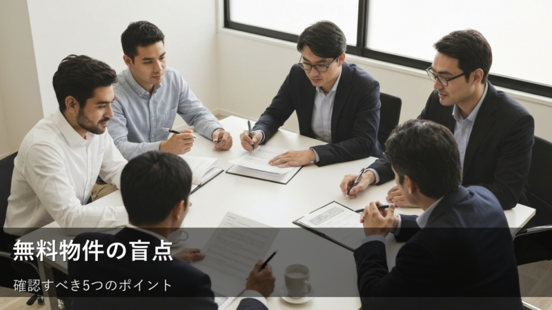 「仲介手数料無料」の物件、本当に大丈夫？知っておきたい5つの落とし穴 