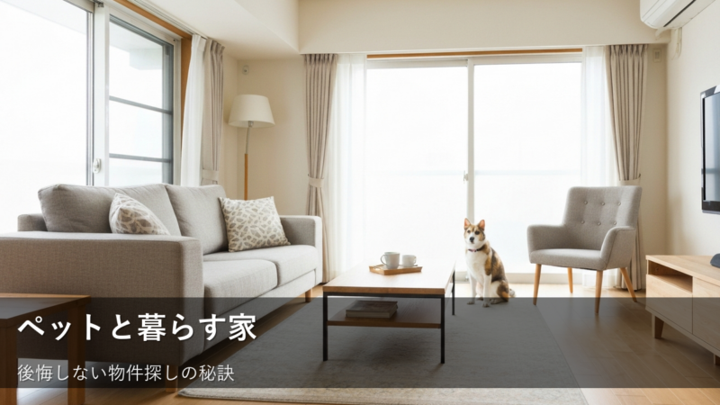 ペット可物件で失敗しない!不動産会社に聞くべき5つの確認ポイント
