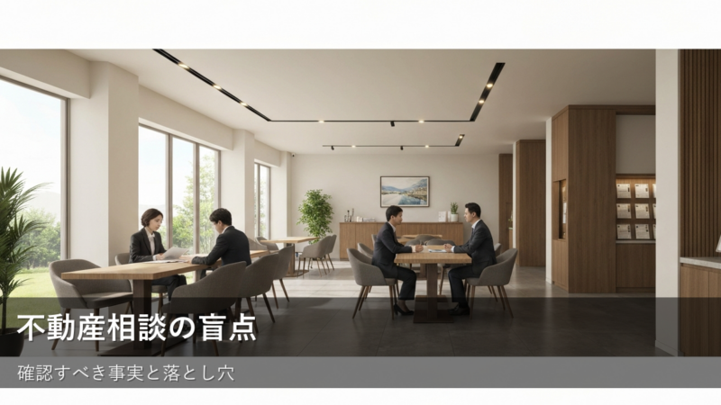 不動産会社に聞く前に知っておきたい「よくある勘違い」とその確認方法