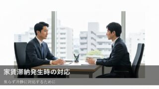 【大家さん必見】家賃滞納発生！焦らないための初動対応と不動産会社への依頼ポイント 