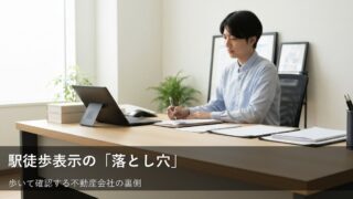 駅徒歩表示、本当に合ってる？不動産会社に「聞けない」徒歩時間の現実 