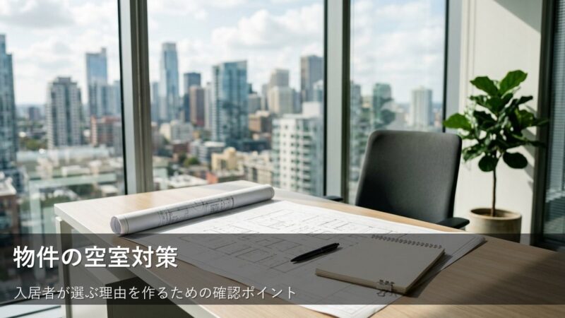 空室が続く物件でまず見直すべきこと：入居者視点の「小さな不便」を解消する 