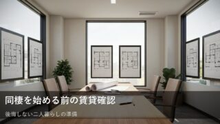 同棲生活のトラブルを防ぐ！賃貸契約前に二人で確認すべき3つのポイント 