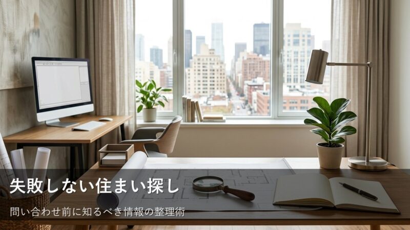 「この物件まだありますか？」と聞く前に確認すべき物件情報の見方 