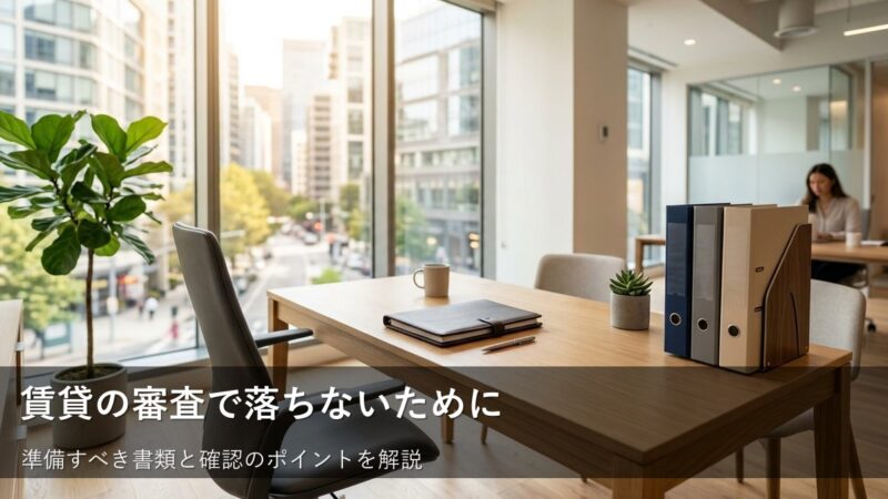 賃貸の入居審査で落ちやすいケースとは?事前準備で備える安心の住まい探し